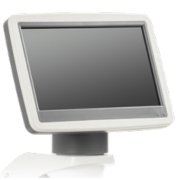 Euromex Microscope BioBlue, BB.4220-LCD, 7 inch LCD screen, SMP 4/10/S40x Objectives, DIN, 40x - 400x, 10x/18, LED 1W, Cross table