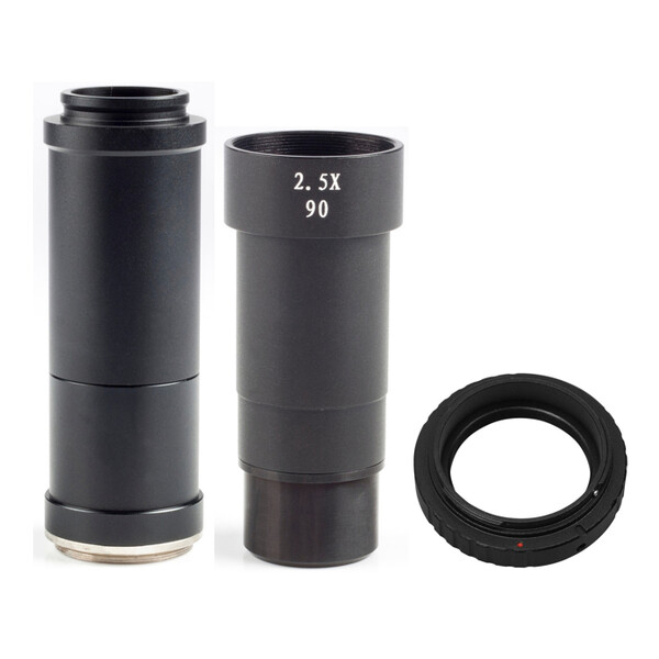 Motic Camera adaptor Set 2,5x f. SLR, APS-C Sensor mit T2 Ring für Canon