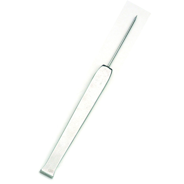 Windaus Preparing needle, straight, pointedly, 160mm high-grade steel grasp