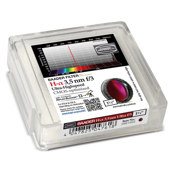 Baader Filters H-alpha CMOS f/3 Ultra-Highspeed 1.25"