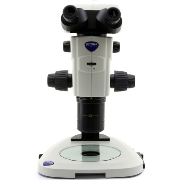 Optika Stereo zoom microscope SZR-180, trino, CMO, w.d. 60mm, 10x/23, 7.5x-135x, LED, click stop