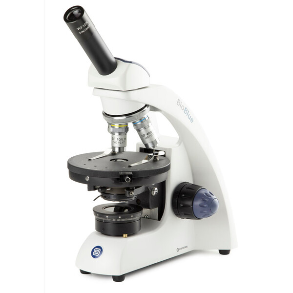 Euromex Microscope Mikroskop BioBlue, BB.4220-P-HLED, mono, DIN, 40x-400x, 10x/18, LED, 1W