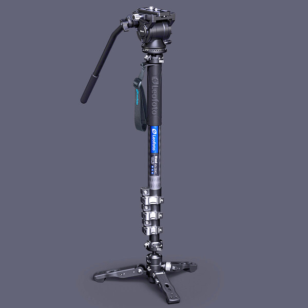 Leofoto Carbon monopod MV-324C+BV-10+VD-03
