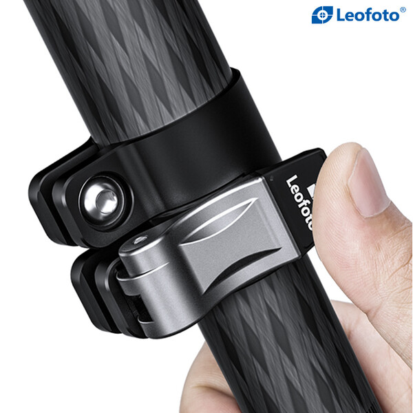 Leofoto Carbon tripod LMR-364C Rapid Summit mit Beinklemmen