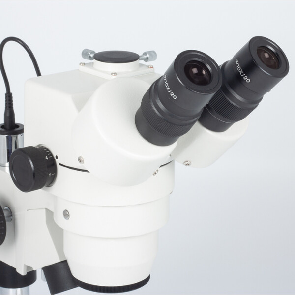 Motic Stereo zoom microscope SMZ143-N2LED, trino, 10x/20, Al/Dl, LED 3W