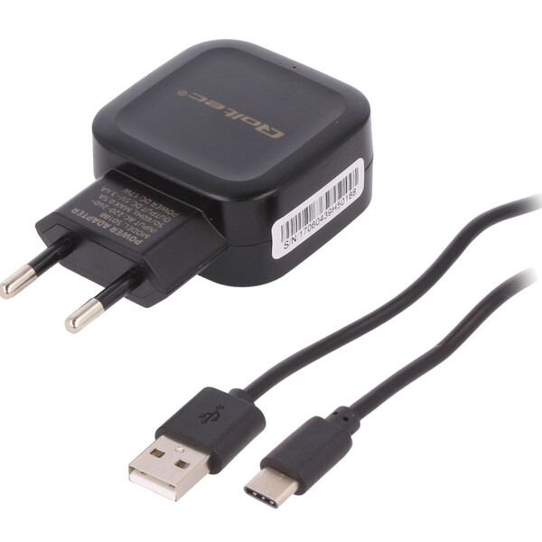 Pierro Astro 5V 3A power pack with USB Type-C cable