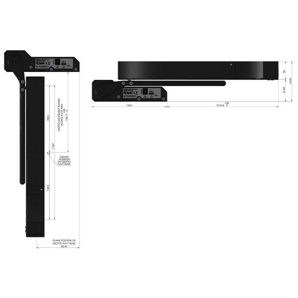 PrimaLuceLab flat field mask GIOTTO 255 ​​mit ALTO-Teleskopabdeckung