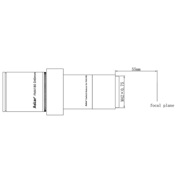 Askar Apochromatic refractor AP 40/180 FMA180 OTA