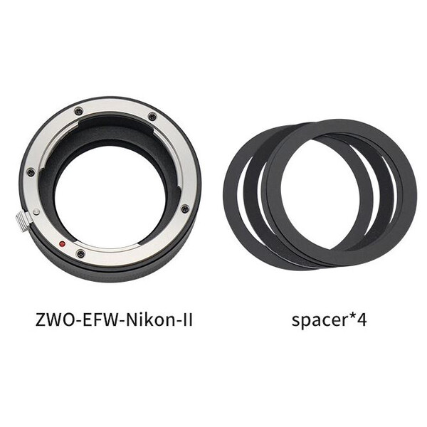 DSLR-Lens adaptors Nikon / EFW 36mm & EFW 1.25"