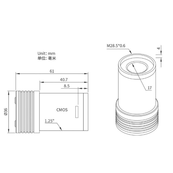 Caméra ZWO ASI 220 MM Mini Mono