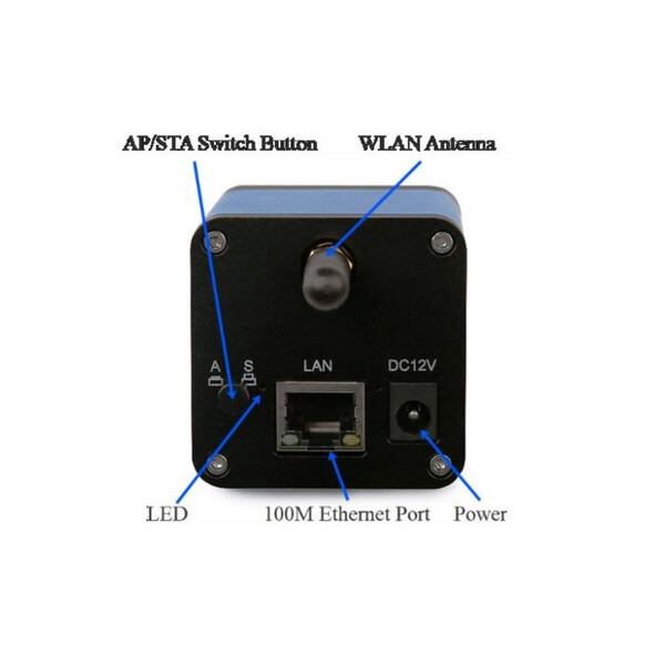 ToupTek Camera ToupCam WECAM 5MPA, colour, CMOS, 1/1.8", 2.4μm, 30fps, 5 MP, WLAN/LAN