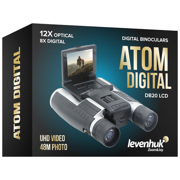 Levenhuk Binoculars 12x32 Atom Digital DB20 LCD