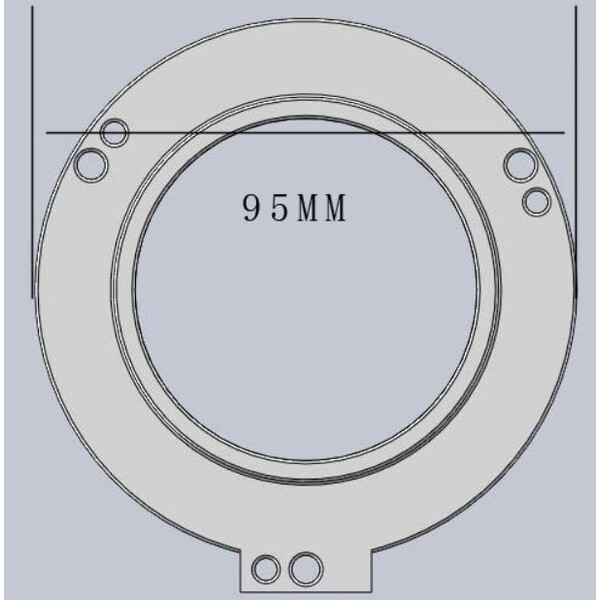 Artesky Skywatcher adaptors for 2" UltraLight V3 OAZ