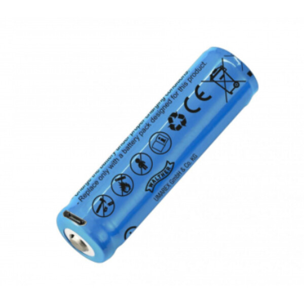 Walther 2600 mAh Li-Ion battery with Micro-USB charging socket