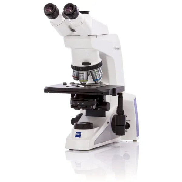 ZEISS Microscope , Axiolab 5, PH, trino, infinity, plan, 5x, 10x, 40x, 10x/22, Dl, LED, 10W, incl. camera adapter