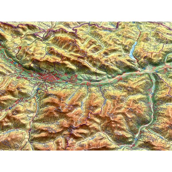 Georelief Tirol (77 x 57 cm) 3D relief map