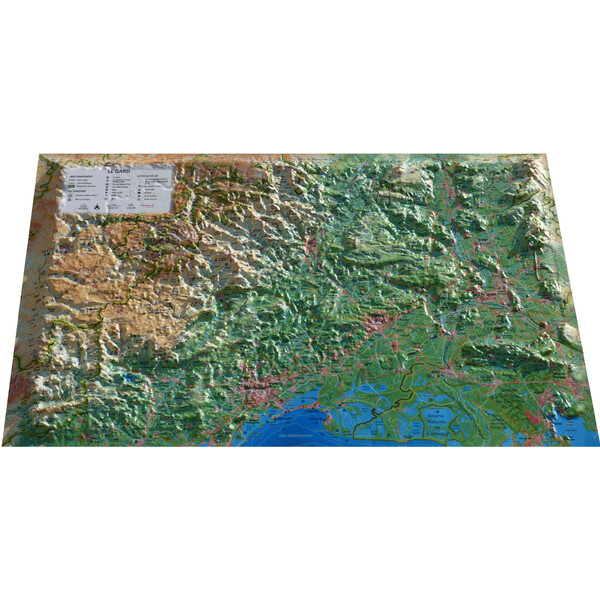 3Dmap Regional map Le Gard