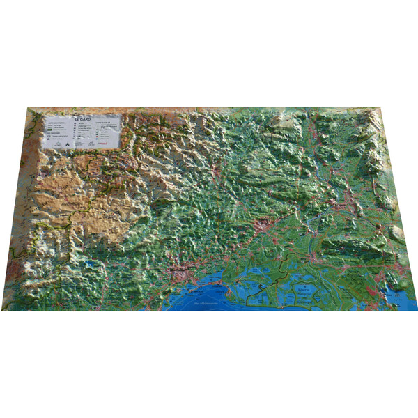 3Dmap Regional map Le Gard