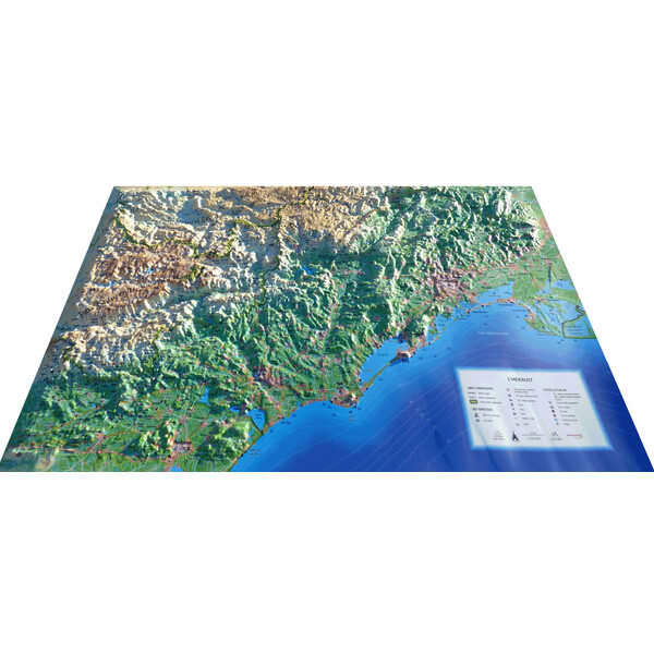 3Dmap Regional map L'Hérault
