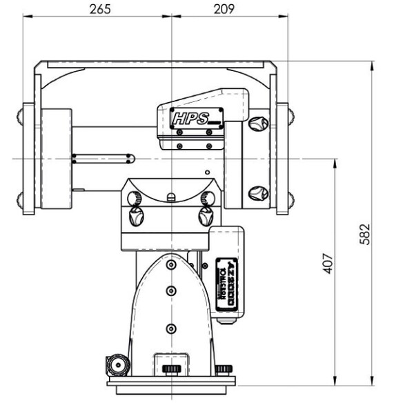 10 Micron Mount AZ 2000 HPS Combi DT