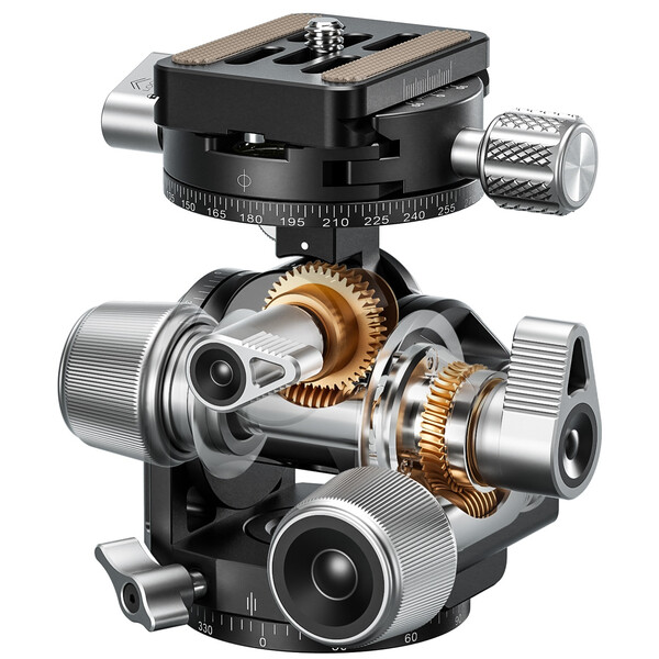 Leofoto Geared tripod head G3+BPL-50