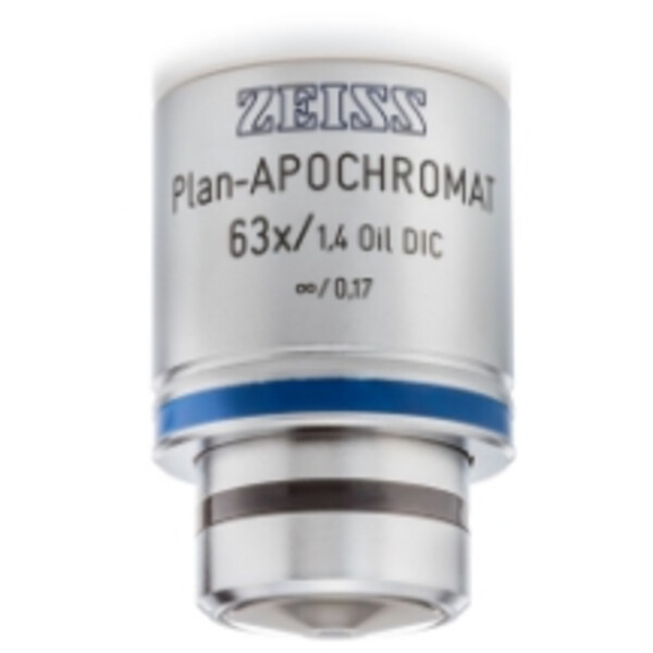 ZEISS Objektiv Plan-Apochromat, DIC  incl. 100 cover glasses, 63x/1,4 Oil wd=0,19mm