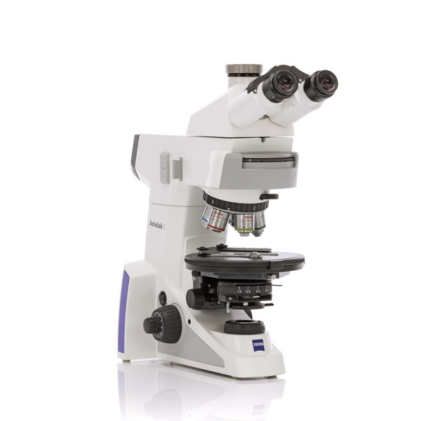 ZEISS Microscope Axiolab 5 Pol, trino, infinity, plan, neofl, 5x, 10x, 20x, 40x, 10x/23, Dl, LED, 10W, 5xH Pol kodiert, inkl Lambda Komp., Strichkreuzplatte & Objektführer