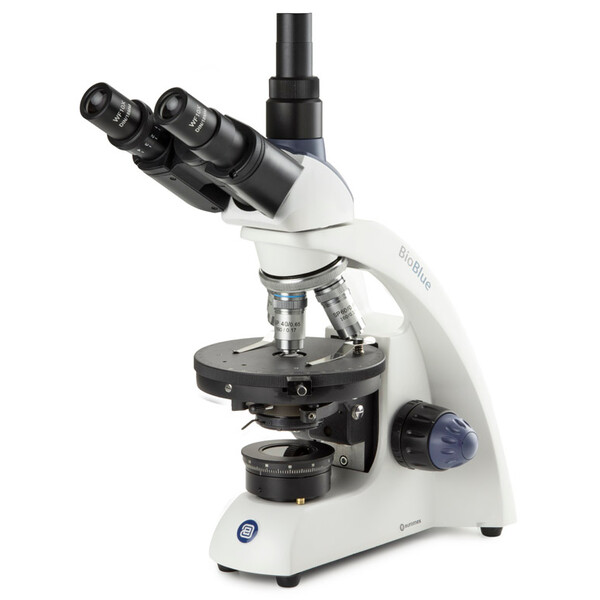 Euromex Microscope BioBlue, BB.4243-P-HLED, trino, Pol, DIN, 40x-600x, 10x/18, LED, 1W
