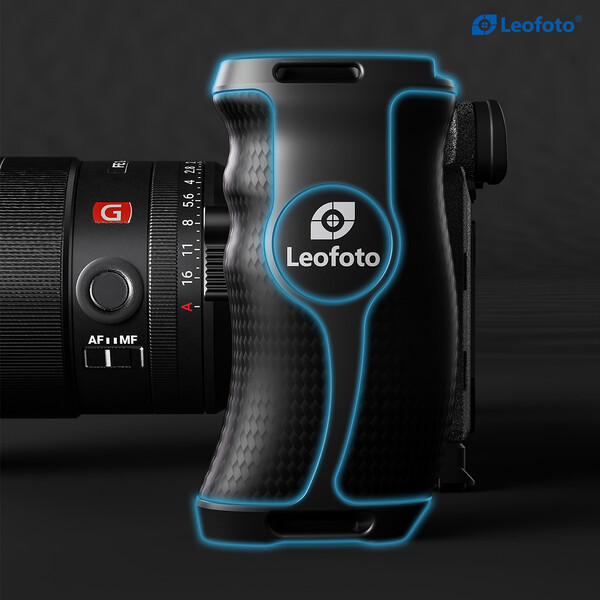 Leofoto Camera Cage Handle CH-5L left