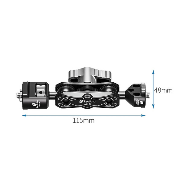 Leofoto AM-8 Kit consisting of AM-8 Base unit, AM-8-13 and AM-8-14 joints