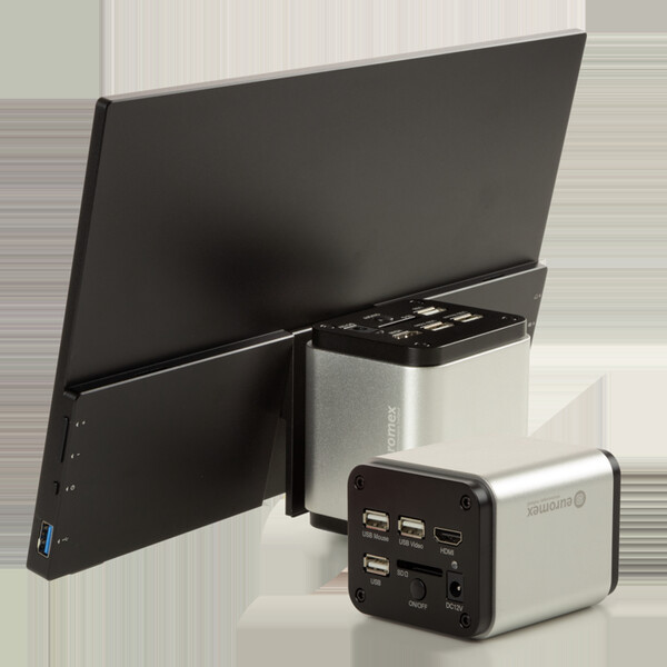 Euromex Camera VC.3039-HDS, colour, 1/2.8", 1.45 µm, 60/30 fps, 8 MP, HDMI/USB, 13" HD monitor