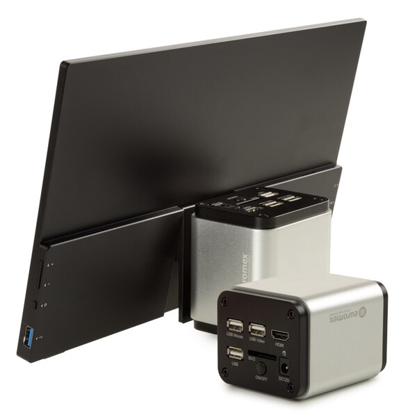 Euromex Camera VC.3039-HDS, colour, 1/2.8", 1.45 µm, 60/30 fps, 8 MP, HDMI/USB, 13" HD monitor