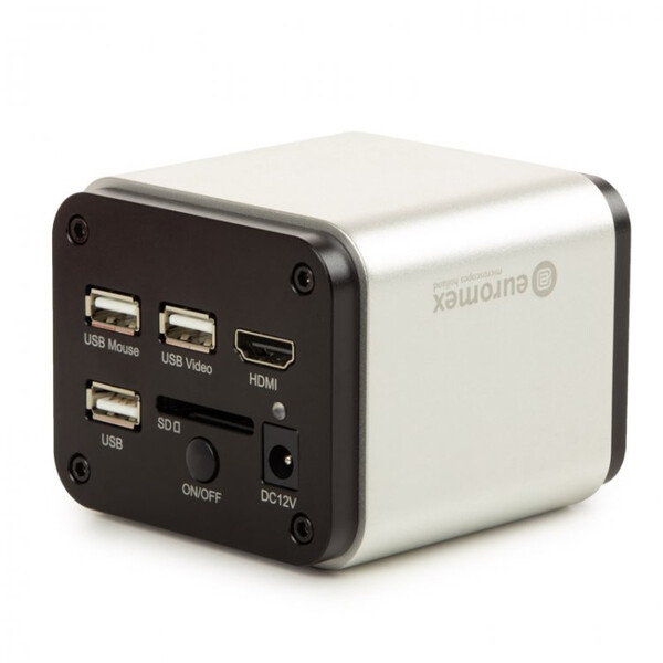 Euromex Camera VC.3039-HDS, colour, 1/2.8", 1.45 µm, 60/30 fps, 8 MP, HDMI/USB, 13" HD monitor