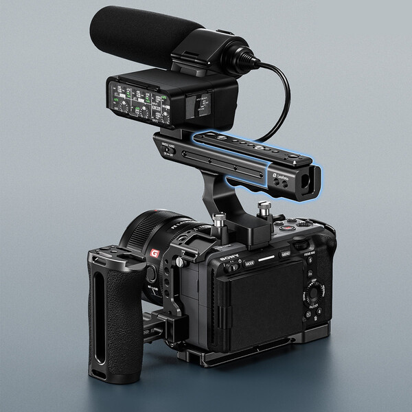 Leofoto Camera Cage FX3-XLR extension for Sony microphone holder and control unit
