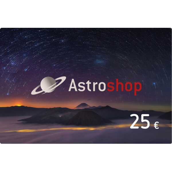 Astroshop voucher at a Value of 25 €