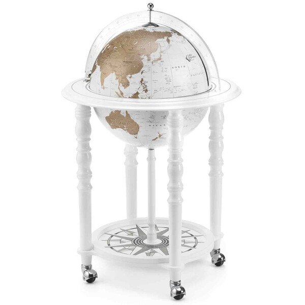 Zoffoli living Globe Bar Elegance White 40cm