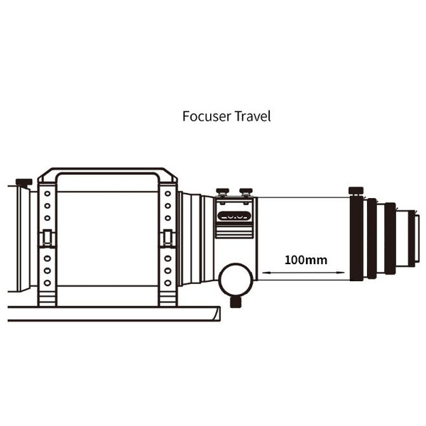 ZWO Apochromatic refractor FF80 AP 80/600 Quadruplet OTA