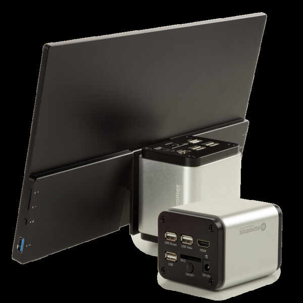 Euromex Camera VC.3043 HDS, UHD, 8.3 MP, 1/1.8-inch, 4K colour sensor, 13-inch touchscreen, 30fps HDMI, 20fps USB