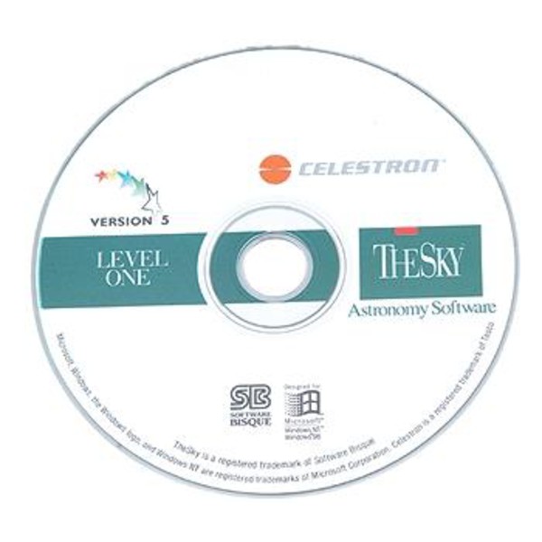 Celestron Software CD-ROM '' The Sky '', level 1