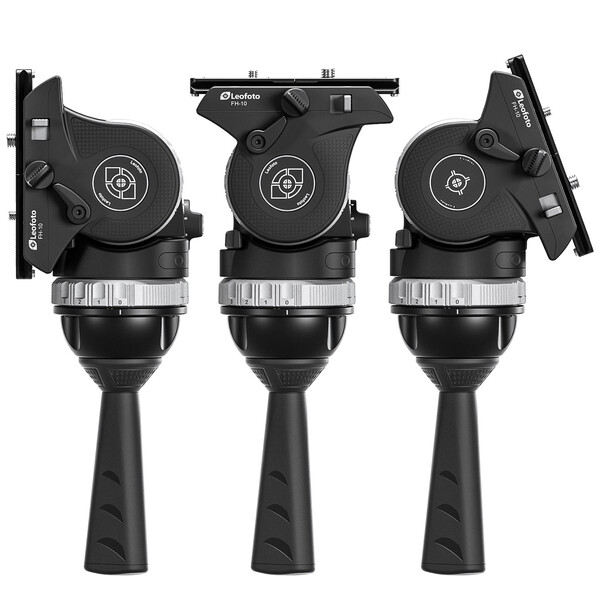 Leofoto Carbon tripod LVF-163C + FH-10 Videostativset