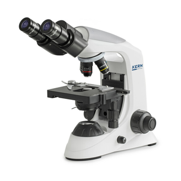 Kern Microscope Mikroskop Bino Achromat 4/10/40/100, HWF10x18, 3W LED, OBE 132