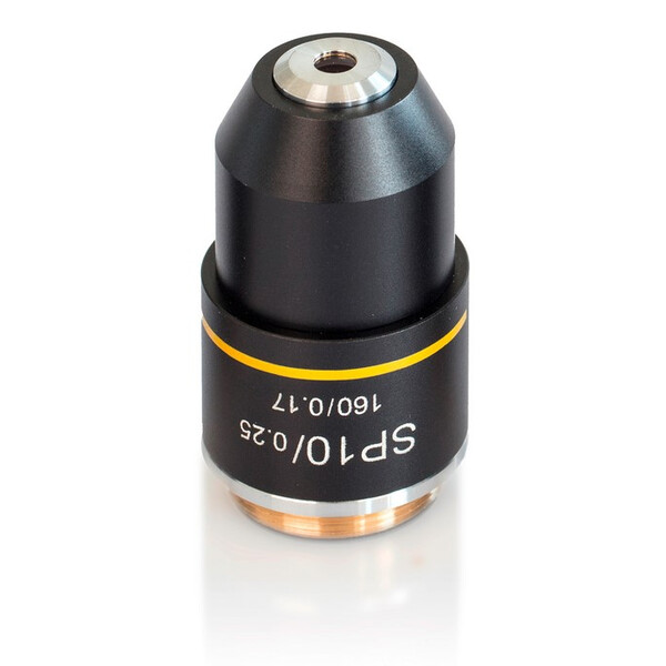 Kern Objective Lenses, OBB-A1563, e-plan, achro, 10x/0.25, w.d. 5.65mm, anti-fungus