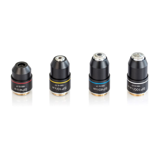 Kern Objective Lenses, OBB-A1563, e-plan, achro, 10x/0.25, w.d. 5.65mm, anti-fungus