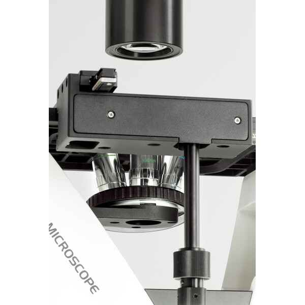 Kern Inverted microscope OCM 167, FL, PH, trino, Abbe-N.A.-0,3-Condensor fix, 10x-40x, Al, Dl, 5W LED