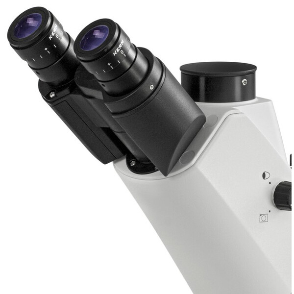 Kern Inverted microscope OCM 167, FL, PH, trino, Abbe-N.A.-0,3-Condensor fix, 10x-40x, Al, Dl, 5W LED