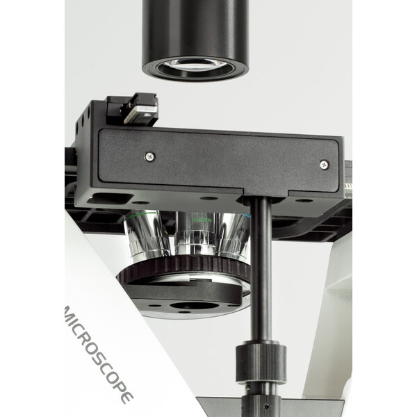 Kern Inverted microscope OCM 168, FL, PH, trino, Abbe-N.A.-0,3-Condensor fix, 10x-40x, 5W LED, Al/Dl