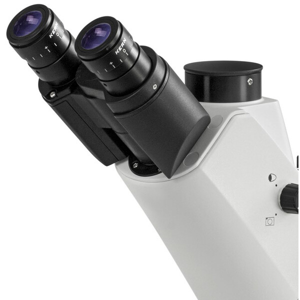 Kern Inverted microscope OCM 168, FL, PH, trino, Abbe-N.A.-0,3-Condensor fix, 10x-40x, 5W LED, Al/Dl