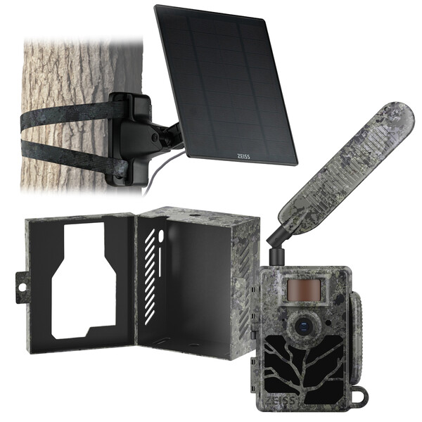 ZEISS Wildlife camera Set Secacam 5 & metal casing & solar panel
