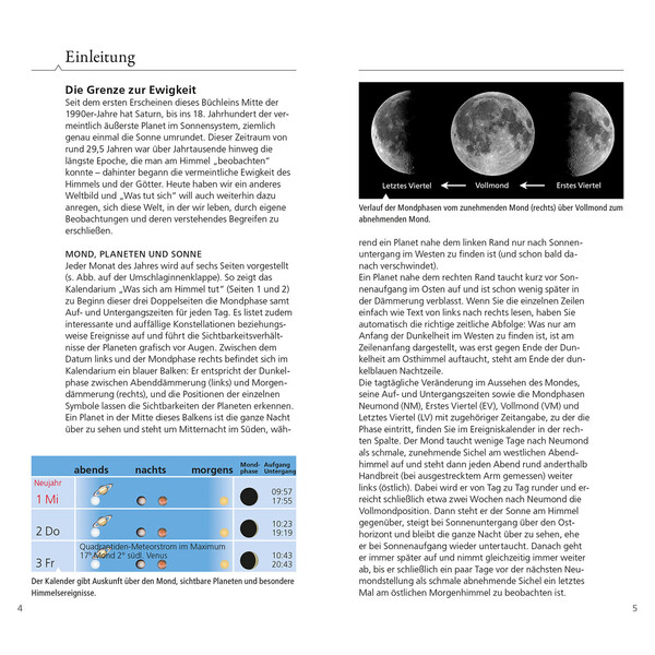 Kosmos Verlag Almanac Was tut sich am Himmel 2025