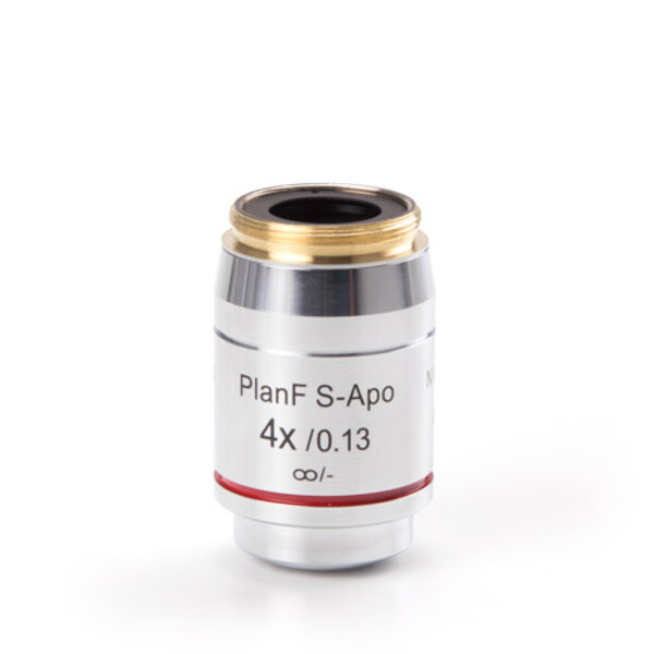 Euromex Objectives: AX.7304, Infinity EIS 60 mm, semi-plan Pli-Apo Fluarex 4x/0.15, M25, 0.17 mm